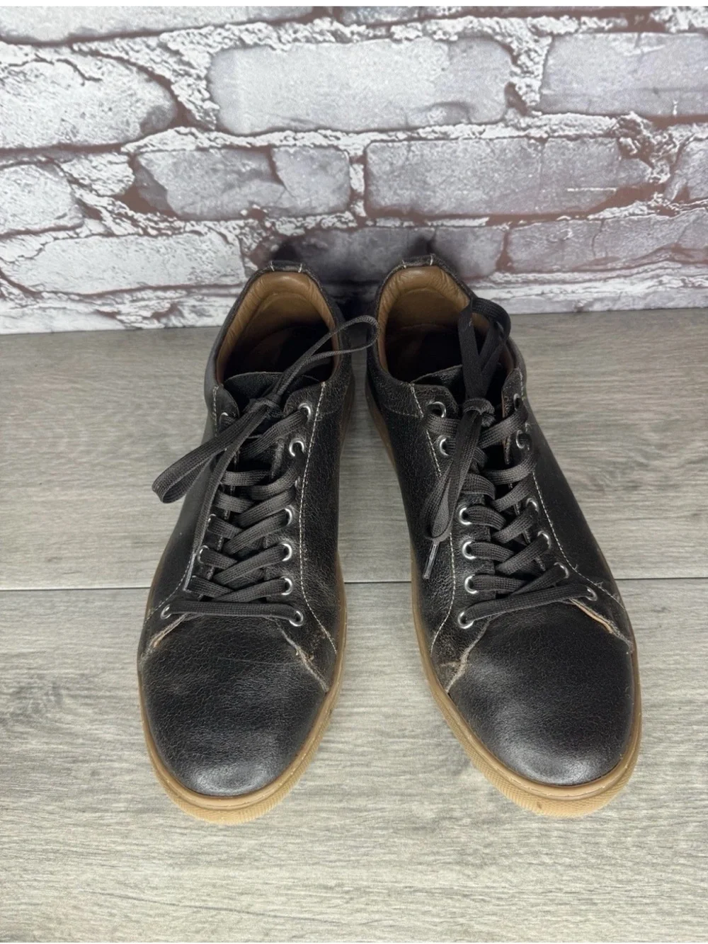 Thursday Boot Co. Premier Brown Leather Low Top Sneakers men sz 9.5W US/43EU